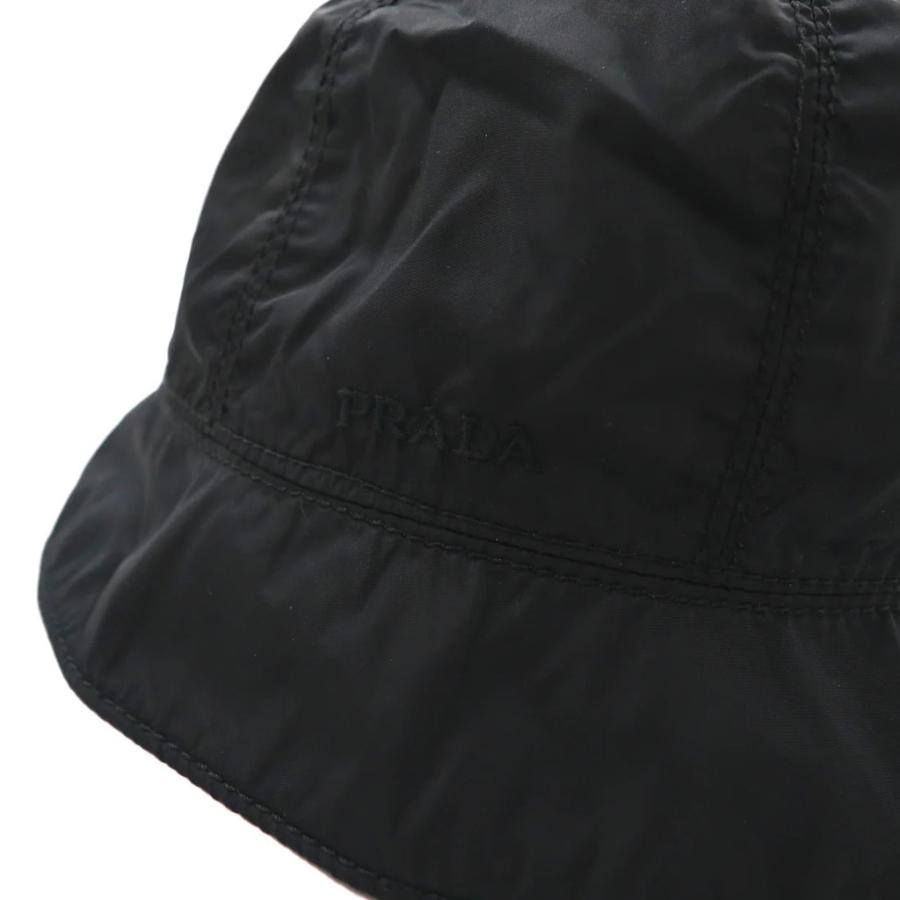 PRADA ブラック バケットハット S PRADA プラダ ブラック バケットハット S - メルカリ