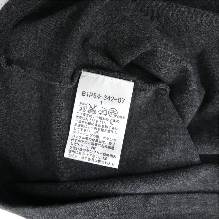 BURBERRY オープンカラー ポロシャツ 1 グレー コットン ワンポイントロゴ刺繍｜sabotenstore｜06