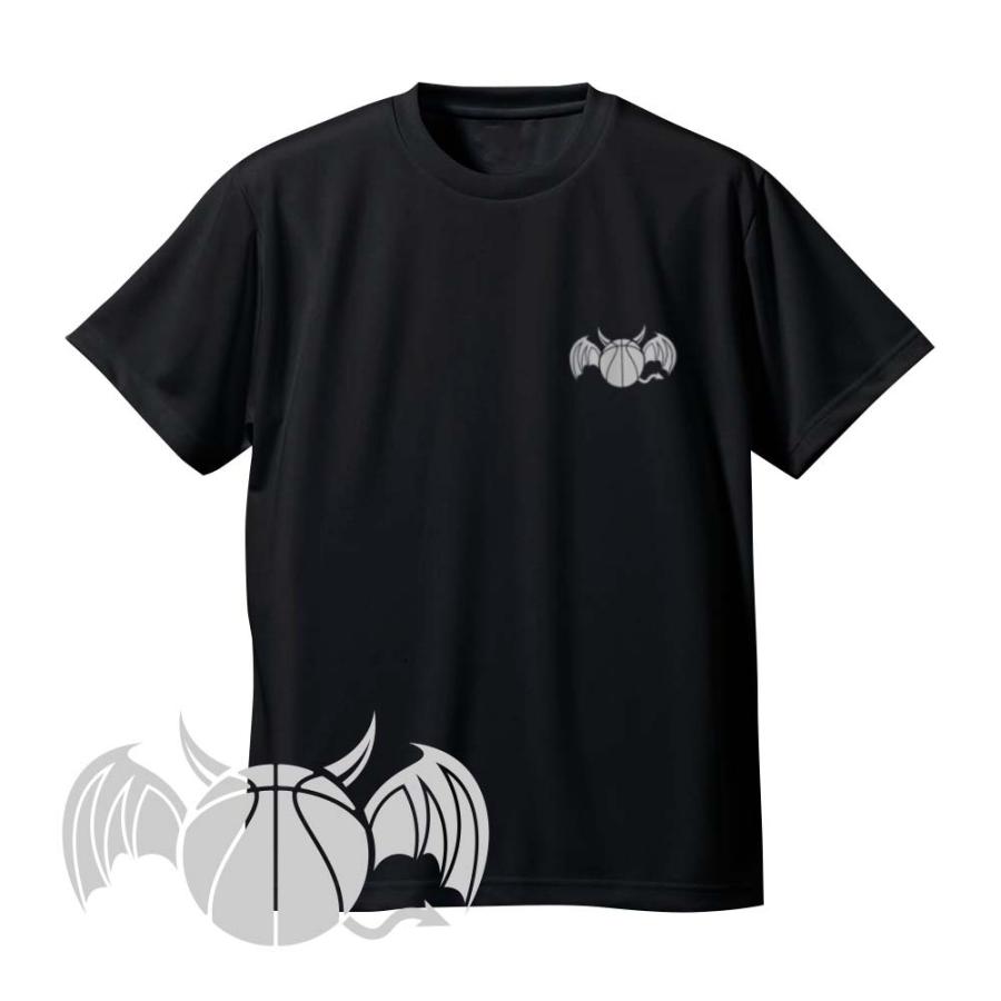 バスケ 買取り実績 ウェア 人気スポー新作 メンズ Tシャツ 左胸ワンポイントマーク 半袖 デビル