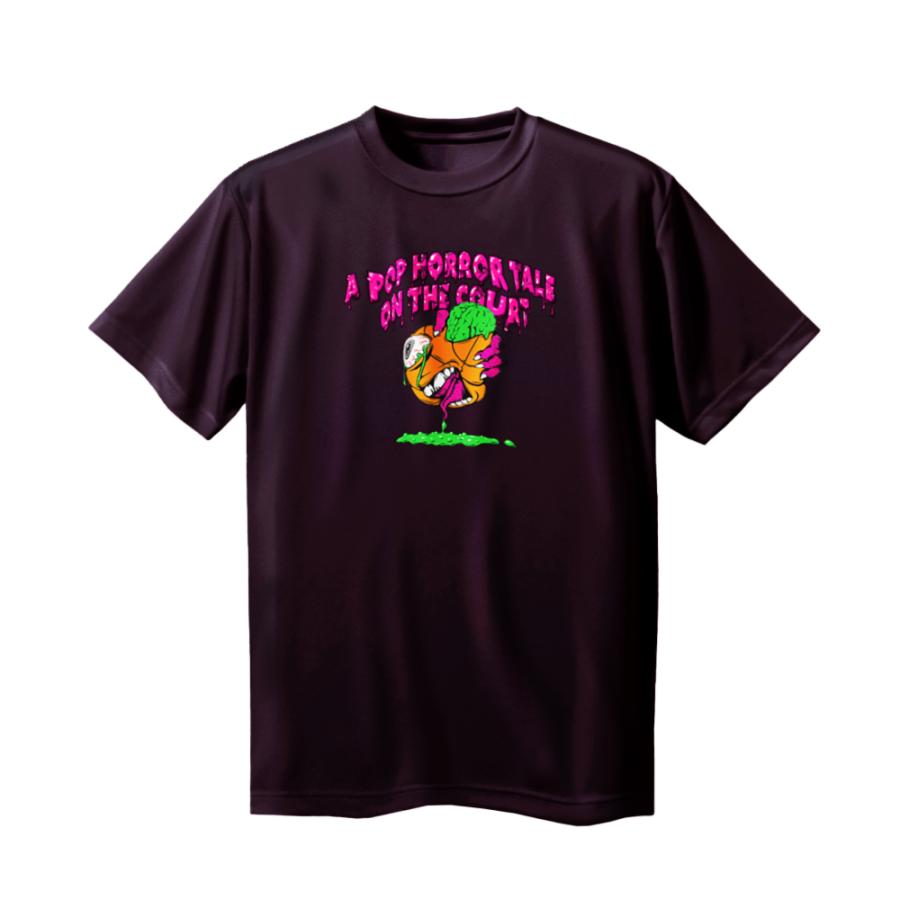 バスケ Tシャツ メンズ 「ホラーオンザコート」 半袖 練習着