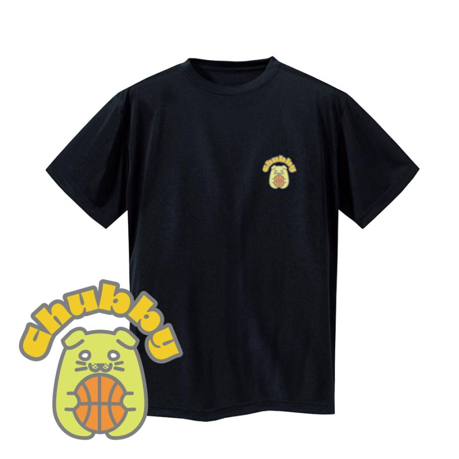 バスケ ウェア メンズ Tシャツ 左胸ワンポイントマーク 「Chubby