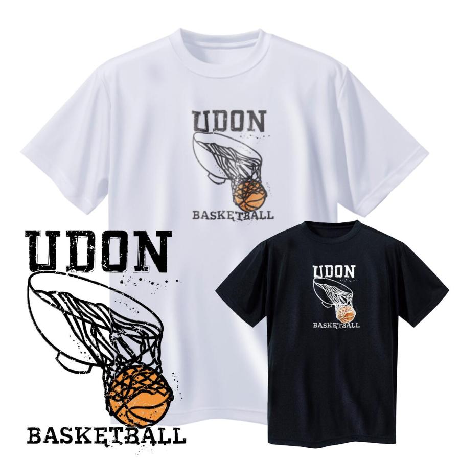 バスケ ウェア ジュニア Tシャツ 「UDON」 半袖 練習着 (ノース