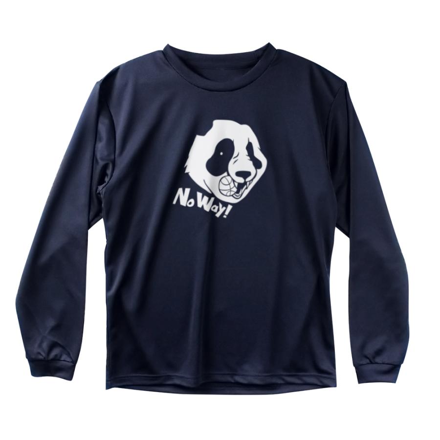 バスケ ロンT メンズ ウェア 「No Way!」 長袖 Tシャツ 練習着 爆買