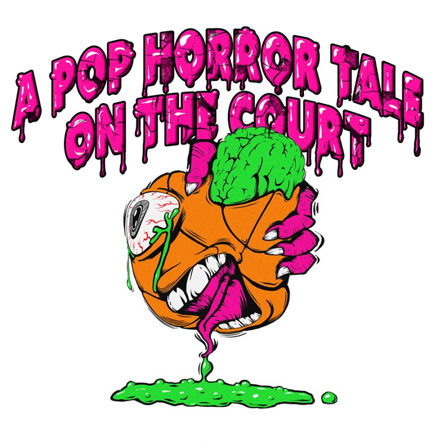 バスケ ロンT メンズ ウェア 「ホラーオンザコート」 長袖 Tシャツ