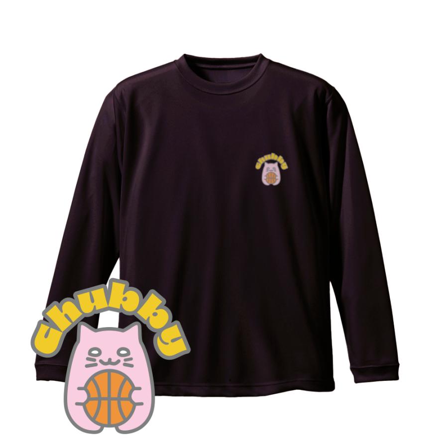 バスケ ロンT メンズ ウェア 「Chubby」 長袖 Tシャツ 練習着 左胸ワン