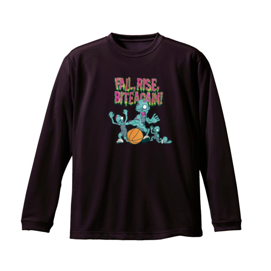 バスケ ロンT メンズ ウェア 「BITE AGAIN」 長袖 Tシャツ 練習着