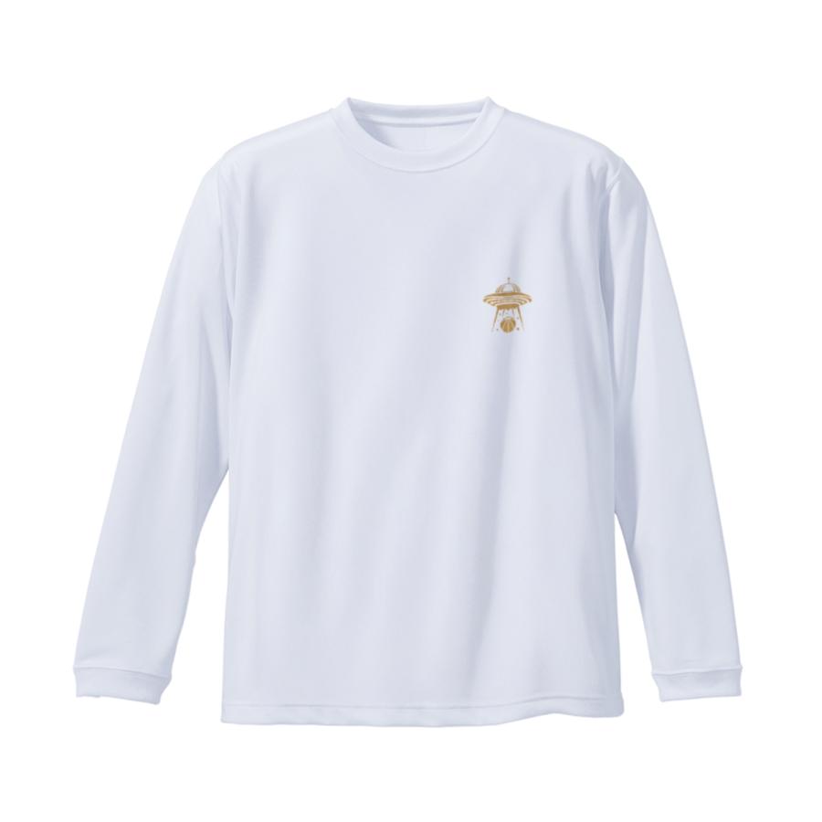 バスケ ロンT メンズ 長袖 「UFO」 おもしろ かわいい 吸汗速乾