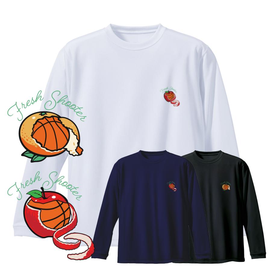 バスケ ロンT ジュニア 長袖 「FRESH SHOOTER」 おもしろ かわいい