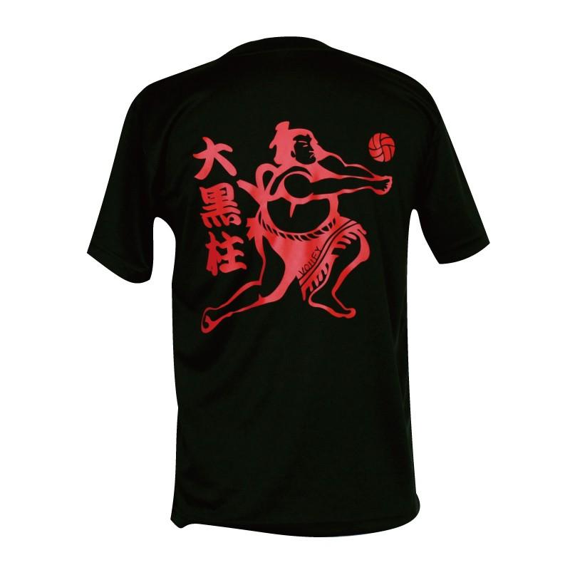 バレーボール ウェア 半袖 ジュニア 練習着 Tシャツ 「大黒柱」｜sabspo｜02