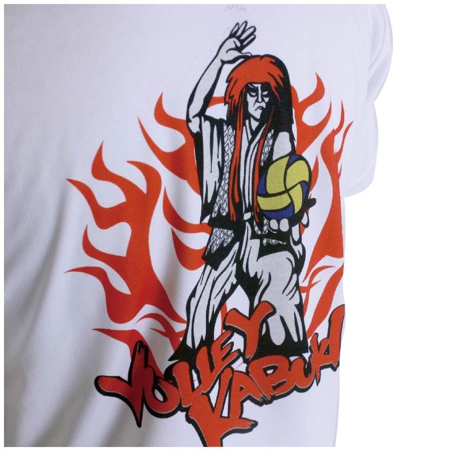 バレーボール ウェア 半袖 メンズ Tシャツ 「歌舞伎」 昇華プリント