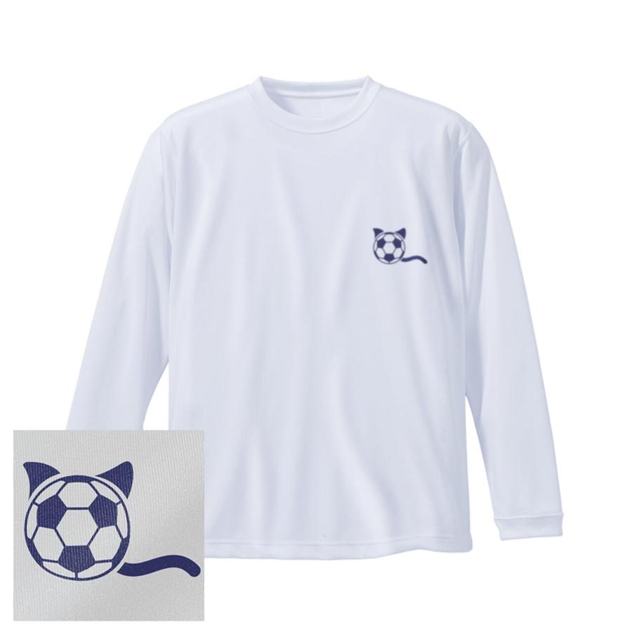 サッカー ロンTシャツ 「しっぽ」 ワンポイントマーク レディス