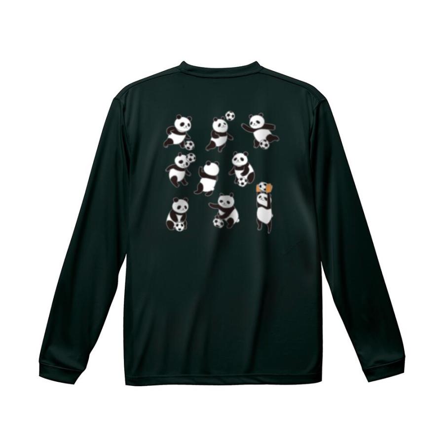 サッカー ロンTシャツ 「パンダとサッカーボール」 レディス・メンズ