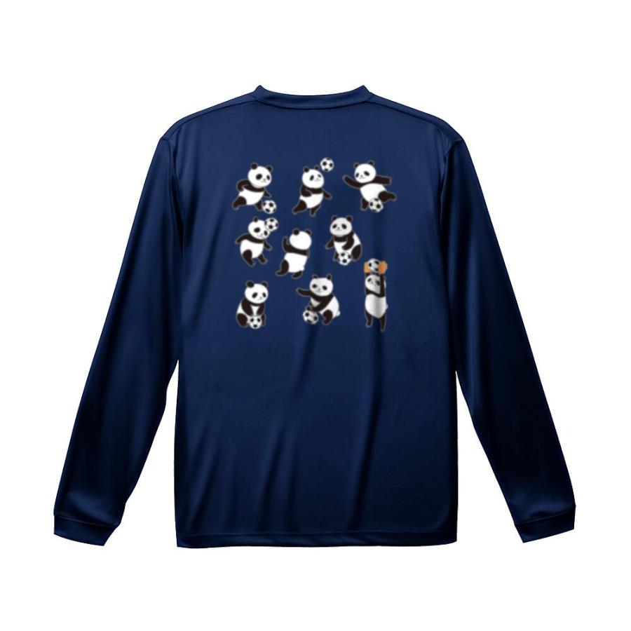 サッカー ロンTシャツ 「パンダとサッカーボール」 レディス・メンズ
