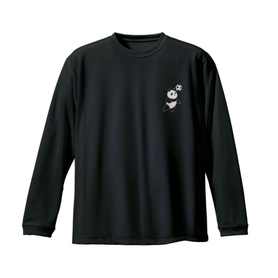 サッカー ロンTシャツ 「パンダとサッカーボール」 レディス・メンズ
