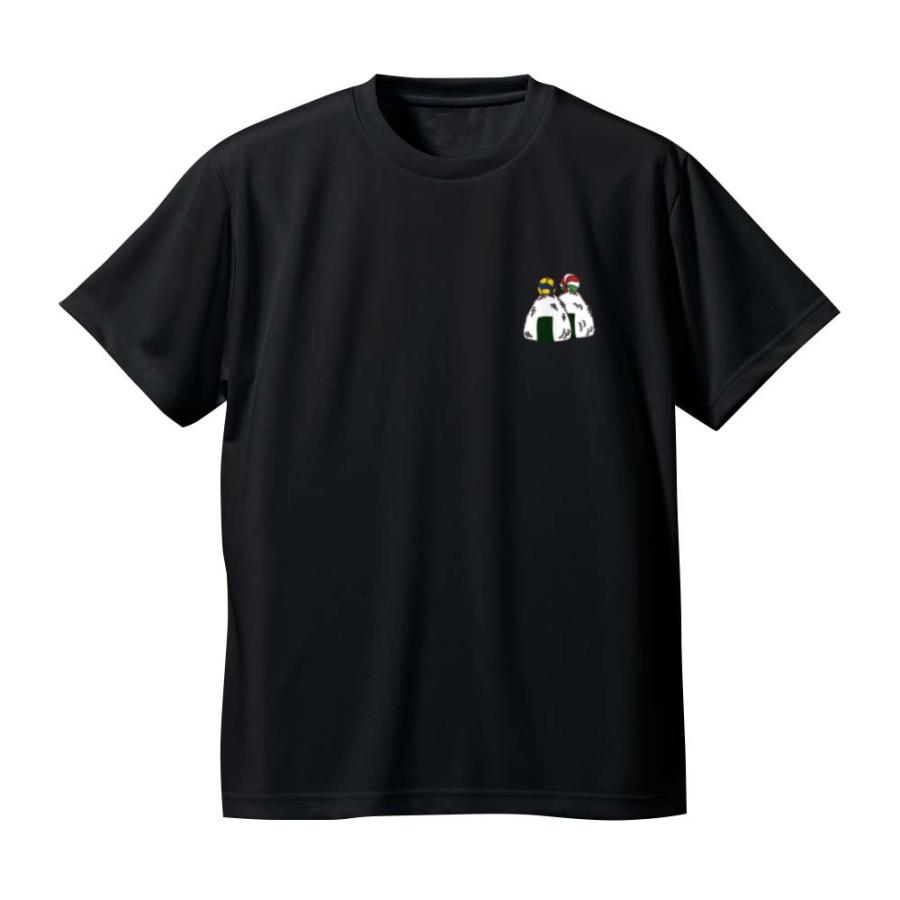 バレーボール ウェア 半袖 メンズ Tシャツ 「オニギリ」 左胸ワンポイントマーク｜sabspo｜02