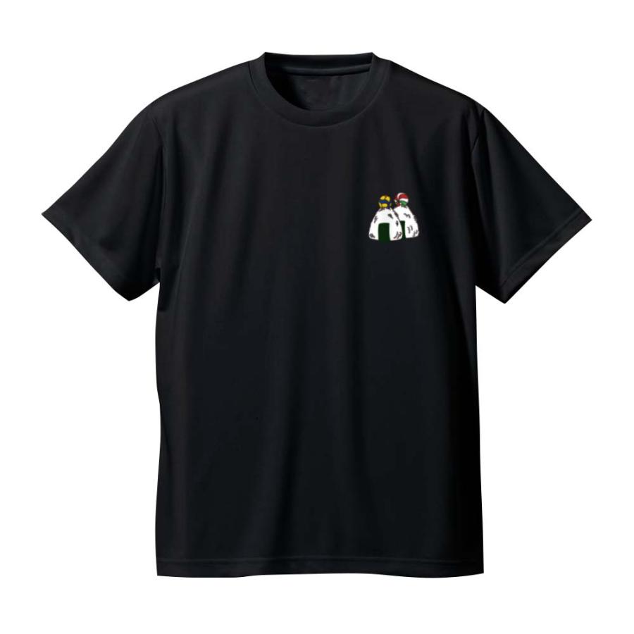 バレー Tシャツ 半袖 「オニギリ」 吸汗速乾 ドライ 練習着 メンズ