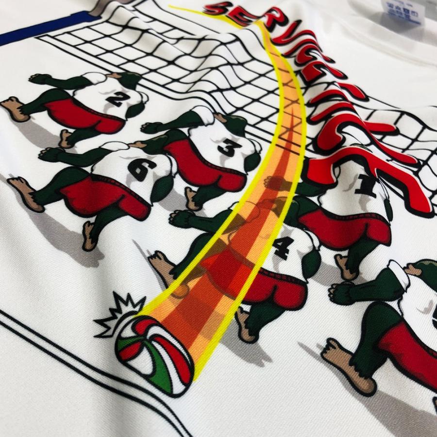 バレーボール ウェア 長袖「サービスエース」 Tシャツ 練習着 爆買