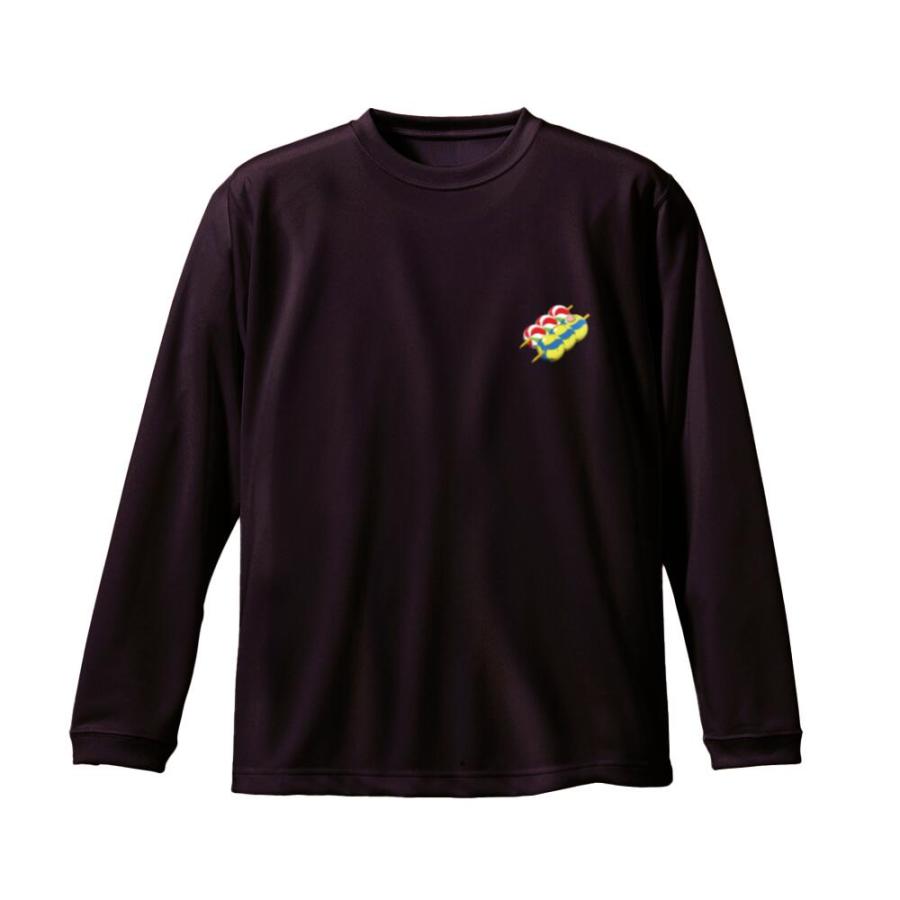 バレーボール 練習着 長袖 メンズ Tシャツ 「花よりバレー」 (ノース