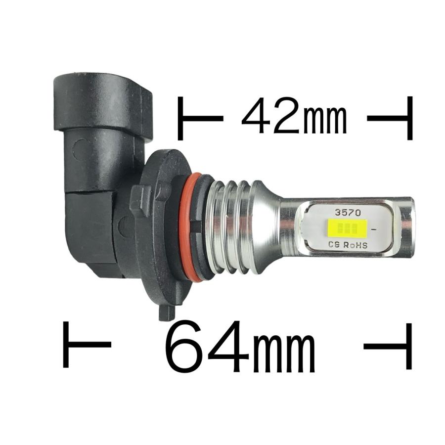 HB3 9005 LED ヘッドライト ハイビーム 明るい3570smd クリアホワイト