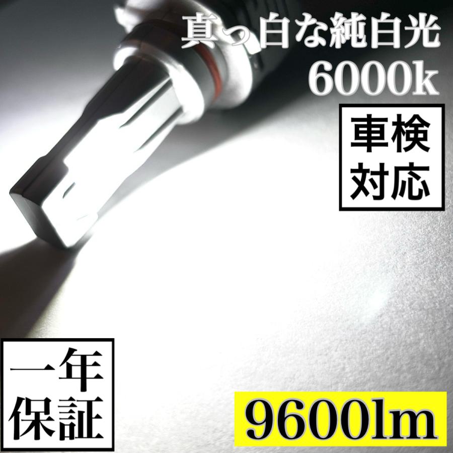 純白 HB4 9006 LED ファン付き フォグランプ クリアホワイト