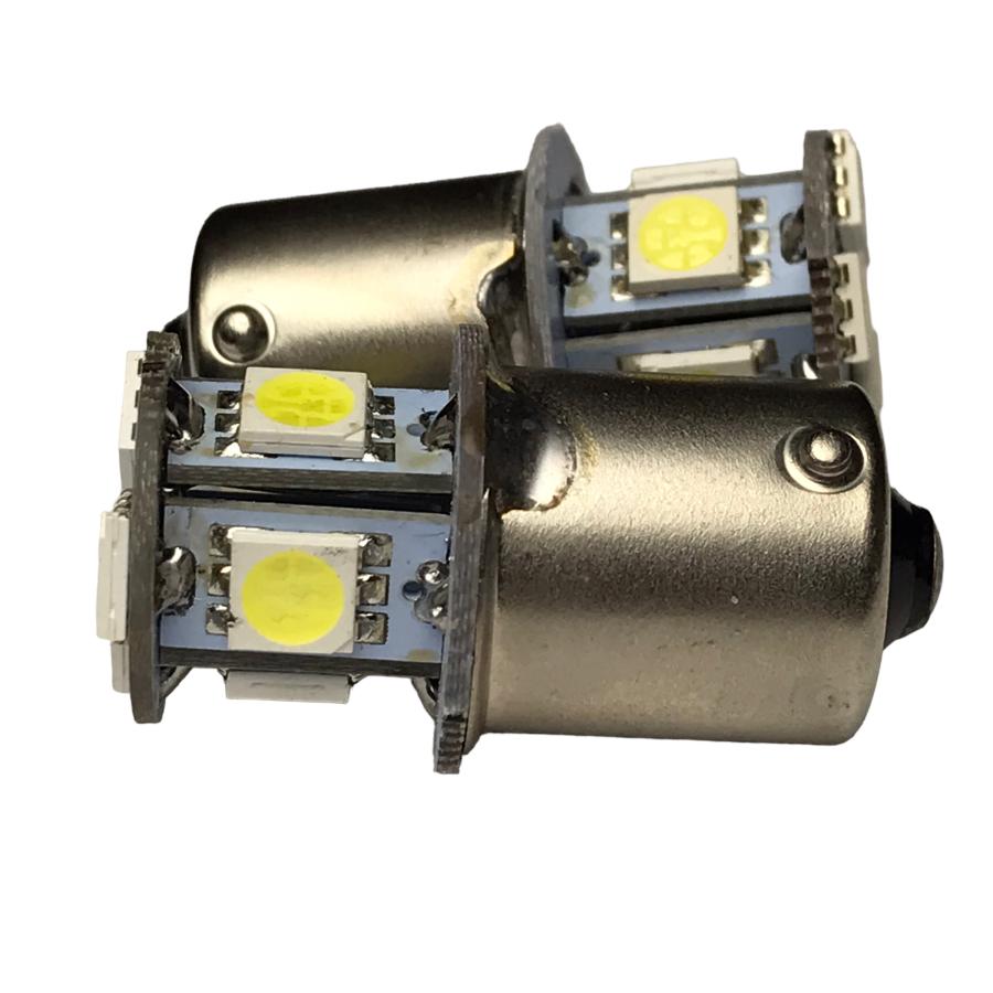 24V用 LED S25 シングル球 8連 2個セット ba15s 180° 白 赤 青 燈 緑