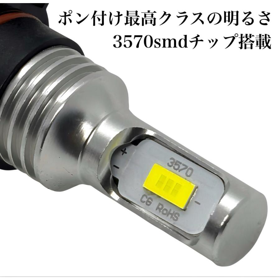 PSX24W フォグランプ 交換球 LEDバルブ 明るい3570smd ホワイト 5500k
