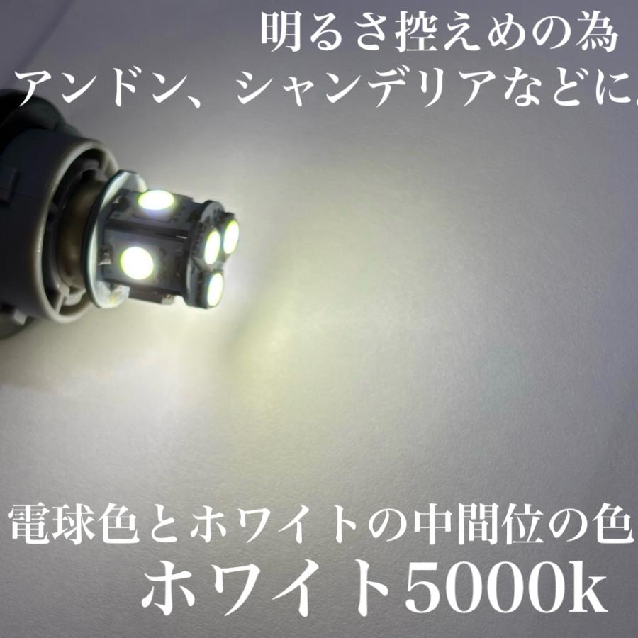 24V LED サイドマーカー G18 S25 ba15s シングル球 8連 10個セット 白