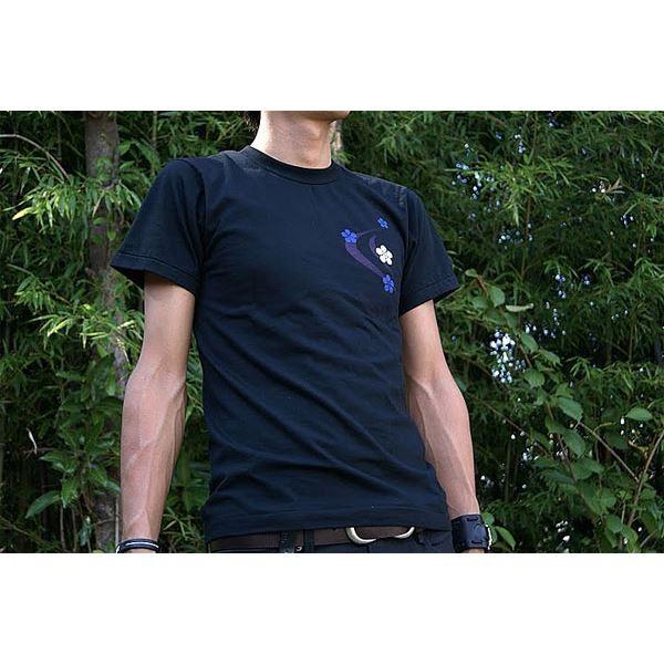 とっておきし福袋 おしゃれな戦国ティーシャツ 和柄 おもしろ Uネック 大きいサイズ メンズ ブラック 黒 半袖 Xlサイズ 髑髏と蓮 前田慶次 戦国武将tシャツ オリジナルデザイン シャツ カジュアルシャツ