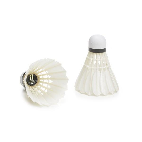 高質で安価 バドミントンシャトル スーパートーナメント7 3番 10ダース 水鳥羽根 天然2層コルク スポーツ用品 運動用品 最安 Kuljic Com