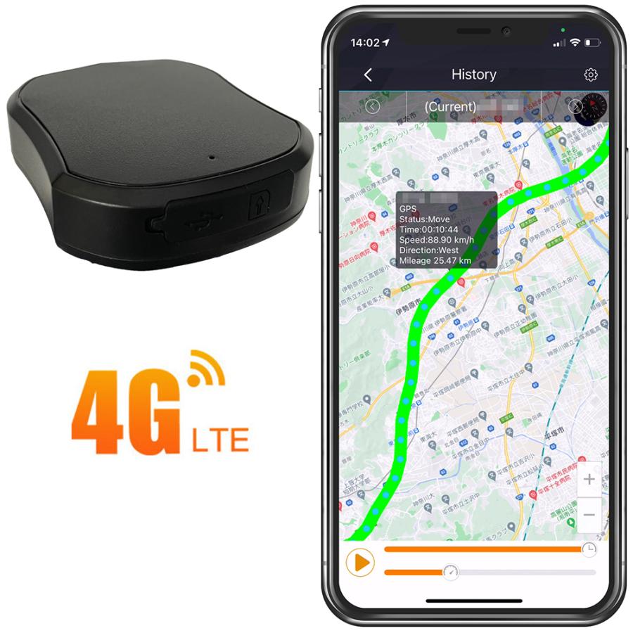 月額無料可能 4G （人気激安） GPS 発信機 リアルタイム 小型 浮気調査 動態管理 見守り 車両取付 車載 スマホアプリ ロガー トラッカー 至上