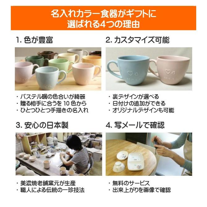 母の日父の日 名入れ マグカップ ペア 記念ギフト 結婚祝い かわいい
