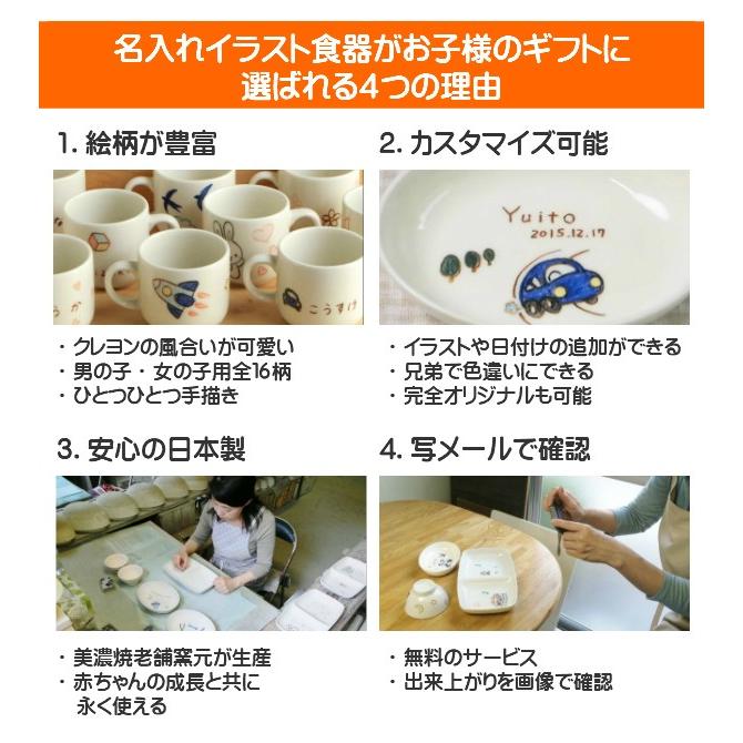二人目の出産祝い 内祝い 誕生日プレゼント 名入れ 食器 お茶碗2個セット イラスト付飯碗 兄弟 姉妹 お揃い贈り物 男の子 女の子 名前入り 子供食器 陶器 Cc8 名入れ食器のギフトサチスタイル 通販 Yahoo ショッピング