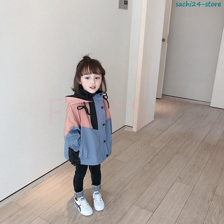 韓国子供服 キッズ コート 女の子 男の子 秋服 コート アウター ジュニア ジャケット マウンテンパーカー 可愛い 子供コート こども服 通園 通学 90-140cm｜sachi24-store｜02