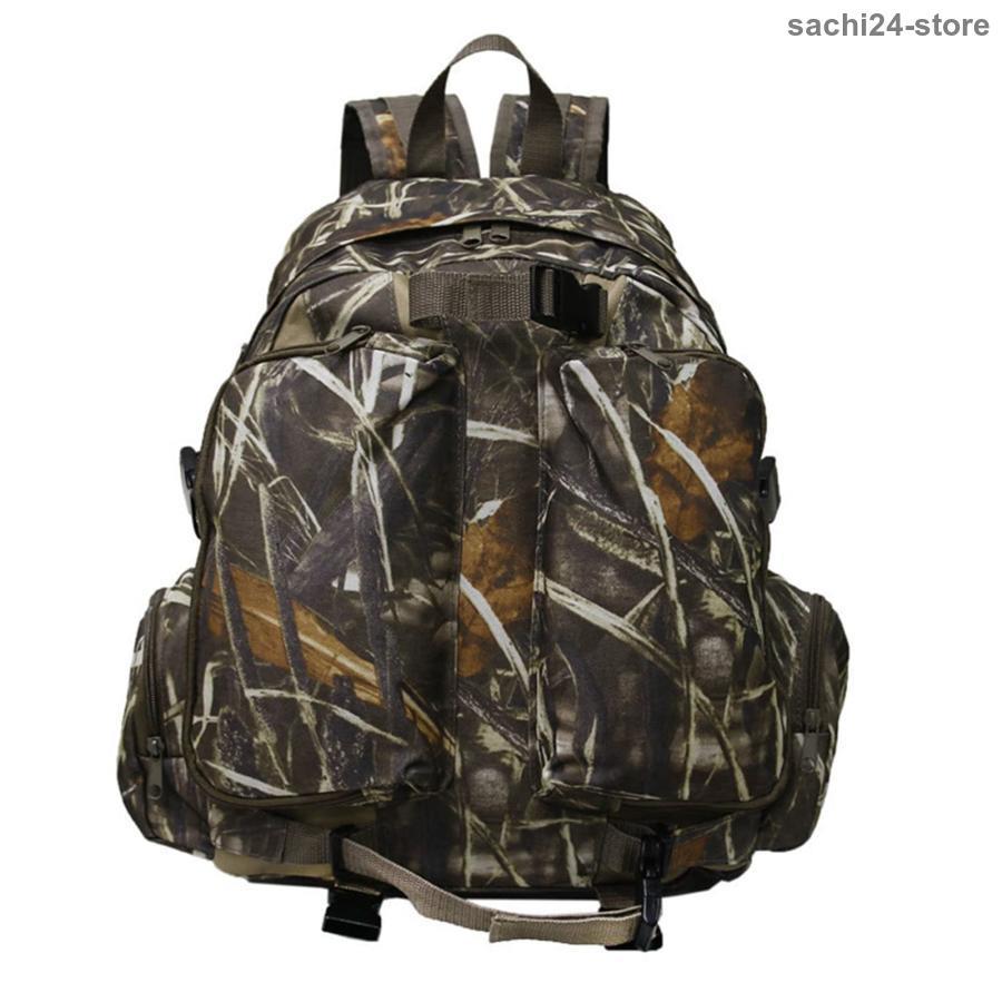 ハンティングバックパックスポーツギアリュックサックライフルホルダーデイパック、ライフルキャリーシステム付きアウトドアハンティングキャンプ