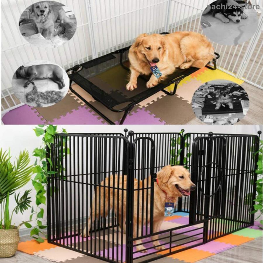ペットサークル スチール製 ペットフェンス 犬ゲージ ドア付き ペットサークル スチール製 ペットフェンス 犬ゲージ ドア付き