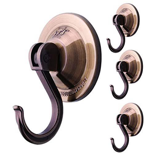 吸盤フック Nl Home再利用可能な頑丈な真空吸盤フック強力な窓ガラスキッチンバスルームフックタオルloofahスポンジ器具花輪装飾 4パック クロ S 2518 Happinessdream 通販 Yahoo ショッピング