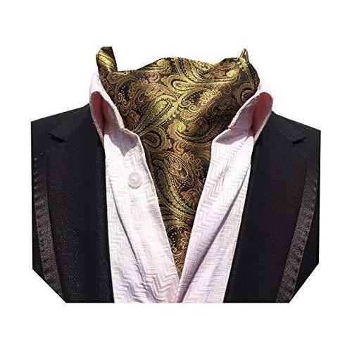 Mendeng アスコットタイ メンズ スカーフ 全柄 シルク 高級 おしゃれ クラシック ペイズリー ファッション 花柄 プレゼント 結婚式 パ 最大94 オフ