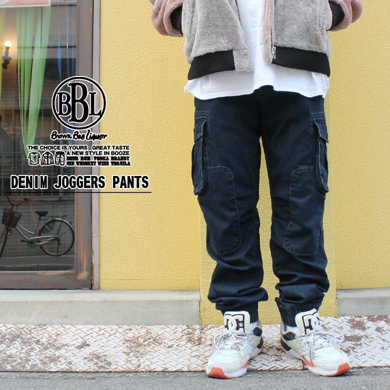 Brown Bag Liquor ブラウンバッグリカー Bbl メンズ デニム ジョガーパンツ メンズ ライトコート 秋冬 人気 ブランド 安い ストリート Bbl Pt1904 サクリファイス 通販 Yahoo ショッピング
