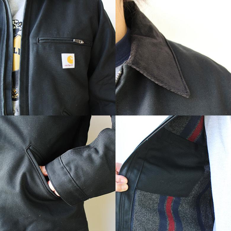 デトロイトジャケットBLK Carhartt CARHARTT カーハート DETROIT JACKET ダック