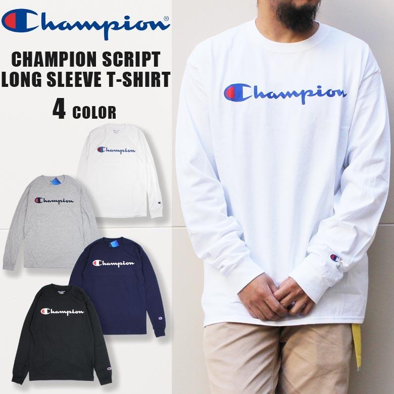 チャンピオン Champion ロンt メンズ Tシャツ チャンピオン Tシャツ 長袖 大きいサイズ ロンt ロゴ プリント Usa Ll 2l Usaモデル Chmp Script Chmp Script サクリファイス 通販 Yahoo ショッピング