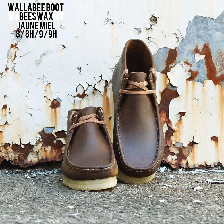 clarks クラークス WALLABEE BOOT BEES WAX LE BROWN ワラビーブーツ