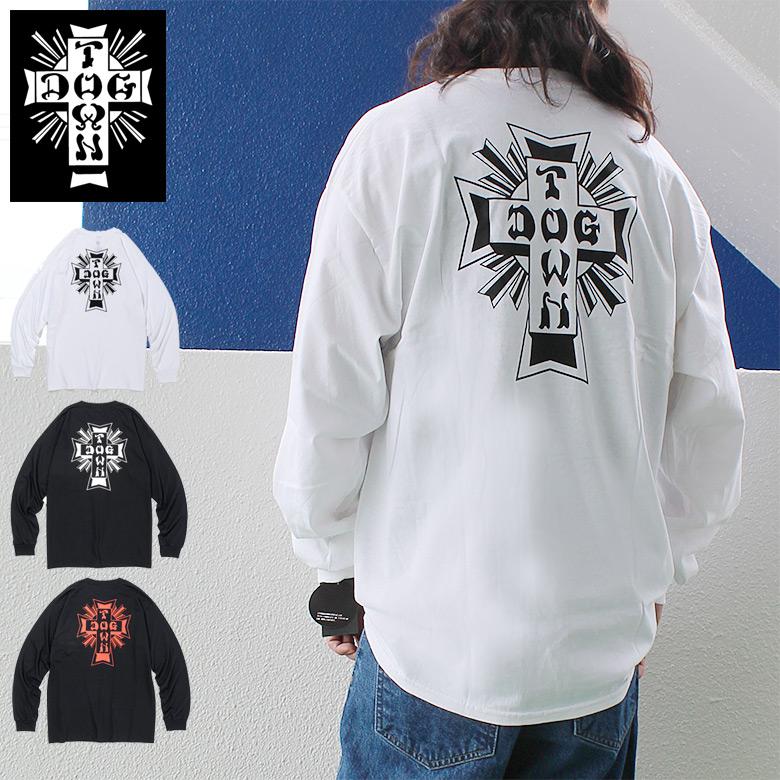 DOGTOWN ドッグタウン CROSS LOGO L/S T-SHIRTS/DOGTOWAN ロンT DOGTOWN ドッグタウン CROSS LOGO L/S T-SHIRTS/DOGTOWAN ロンT
