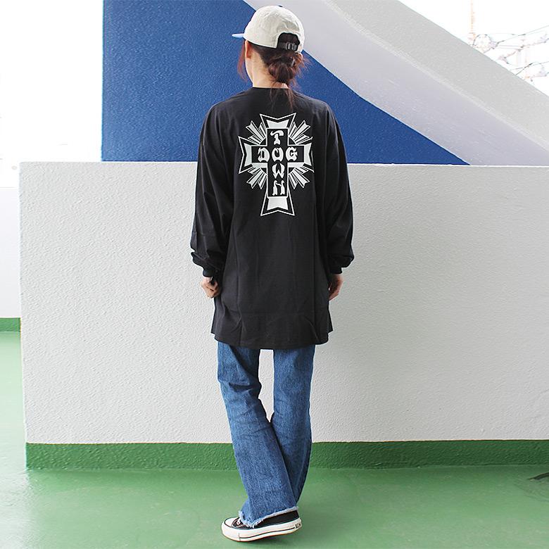 DOGTOWN ドッグタウン CROSS LOGO L/S T-SHIRTS/DOGTOWAN ロンT DOGTOWN ドッグタウン CROSS LOGO L/S T-SHIRTS/DOGTOWAN ロンT