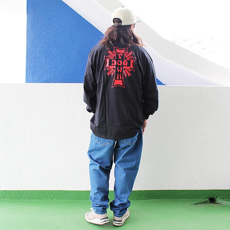 DOGTOWN ドッグタウン CROSS LOGO L/S T-SHIRTS/DOGTOWAN ロンT DOGTOWN ドッグタウン CROSS LOGO L/S T-SHIRTS/DOGTOWAN ロンT