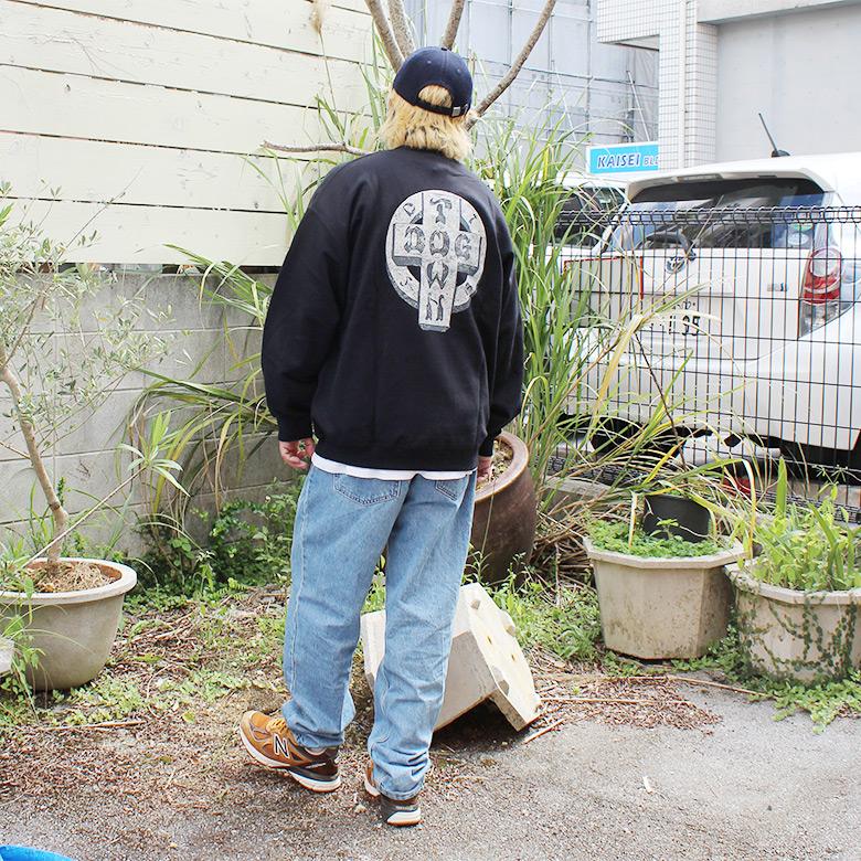 DOGTOWN（ドッグタウン） CIRCLE STONE CREW SWEAT クルーネック 