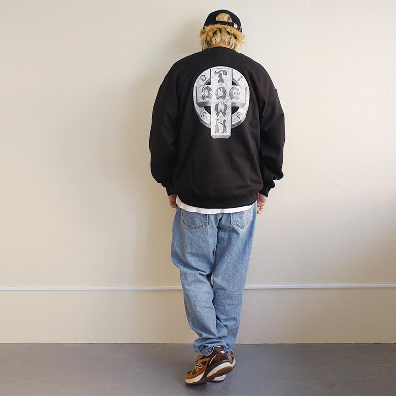 DOGTOWN（ドッグタウン） CIRCLE STONE CREW SWEAT クルーネック 