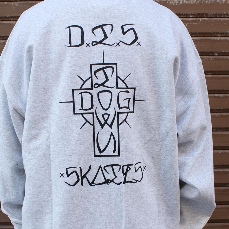 DOGTOWN（ドッグタウン） DTS SKATES CREW SWEAT スウェット ブラック