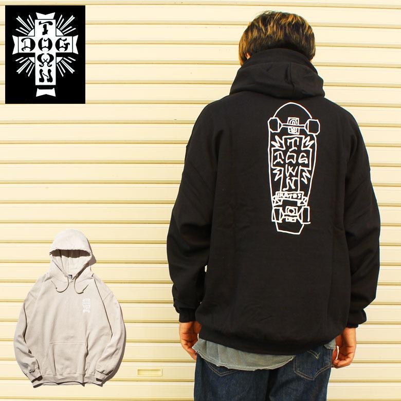 DOGTOWN（ドッグタウン） GONZ2 HOODIE プルオーバーパーカー ブラック