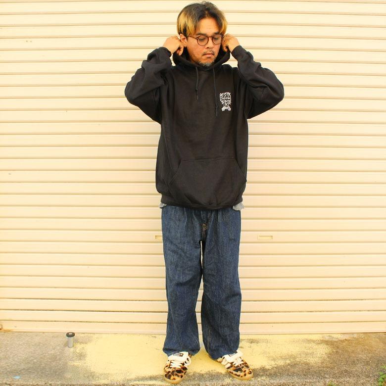 DOGTOWN（ドッグタウン） GONZ2 HOODIE プルオーバーパーカー ブラック