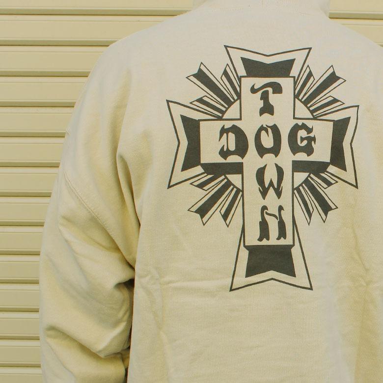 DOGTOWN ドッグタウン CROSS LOGO HOODIE プルオーバーパーカー 